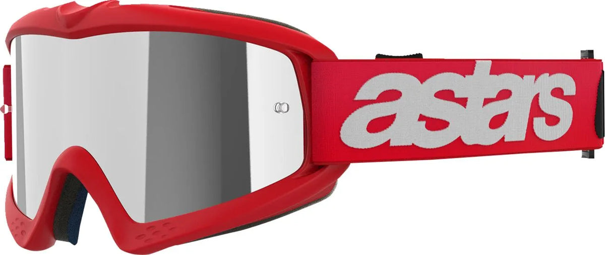 Alpinestars Vision Blaze Youth Goggles Red Mirror-Silver