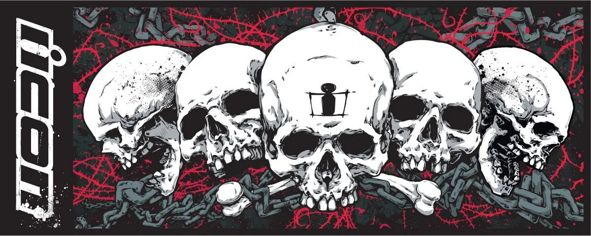 Icon Skull Large Absorbent Pit Mat