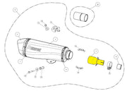 Rura łącząca Akrapovic do układów wydechowych