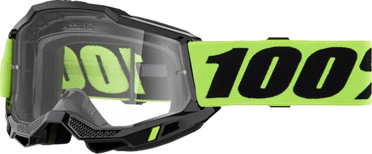 100% Accuri 2 Goggles Neon Yellow Clear