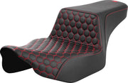 Saddlemen Honeycomb Step-up Seat - For Harley Davidson