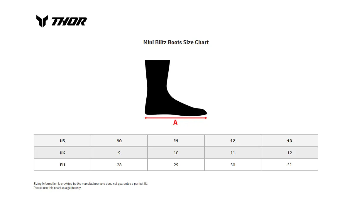 Thor Blitz XR Mini Boots White