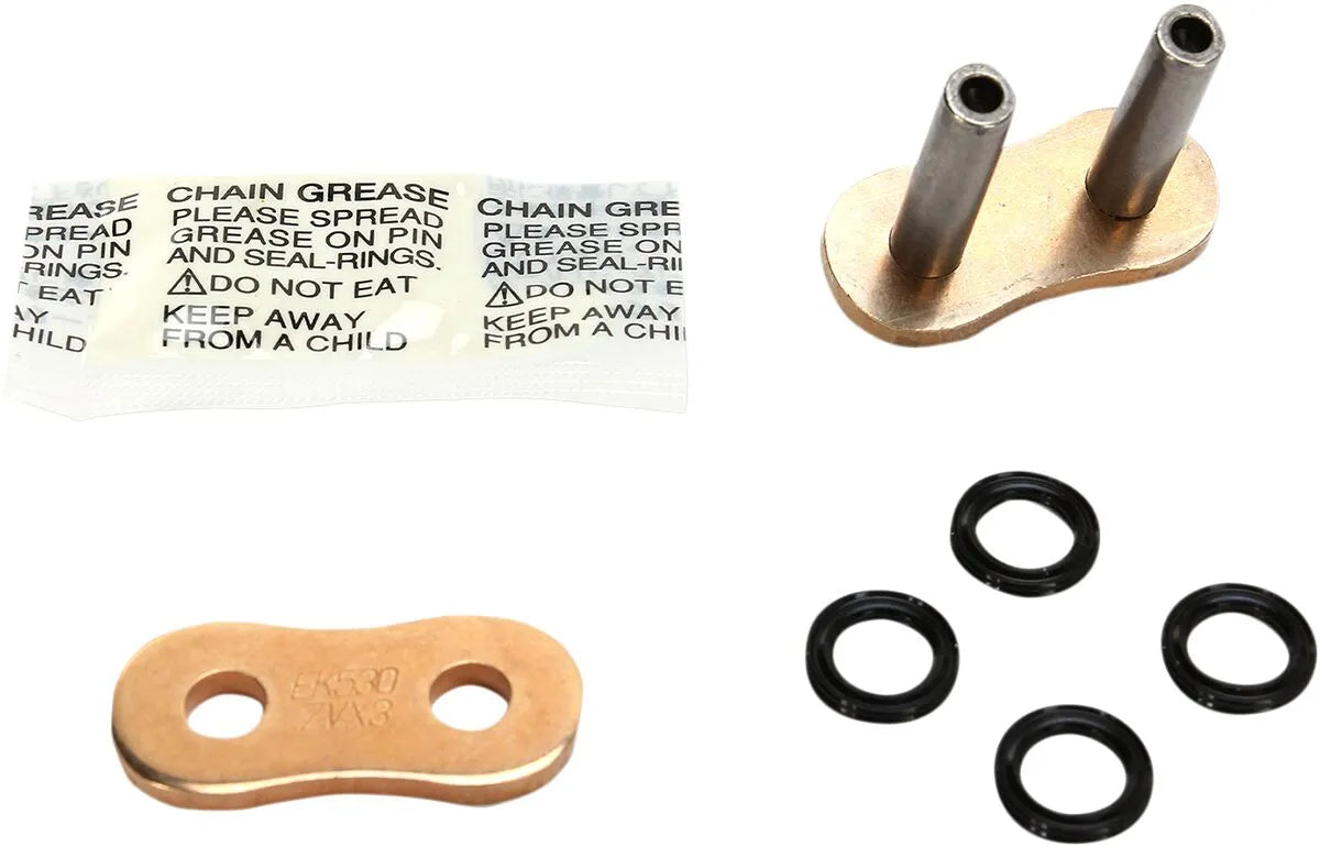 Ek 530zvx3 Gold Rivet Connecting Link