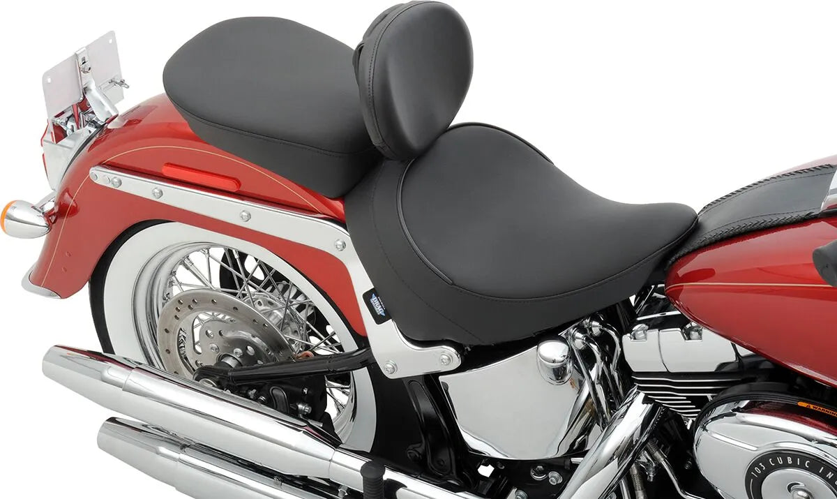 Drag Specialties Backrest Compatible Solo Seat - For Harley Davidson