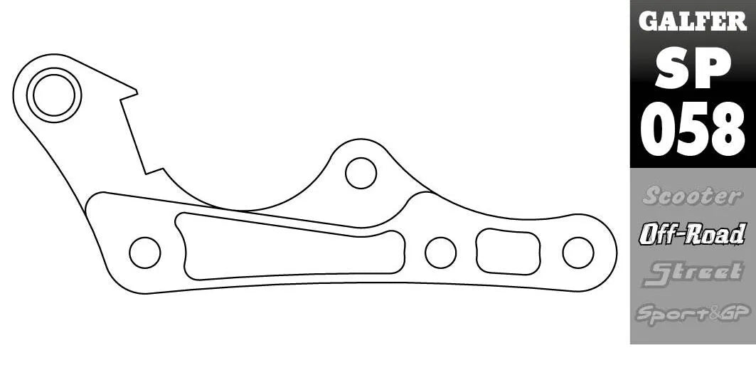 Wspornik Relokacyjny Zacisku Hamulcowego Galfer