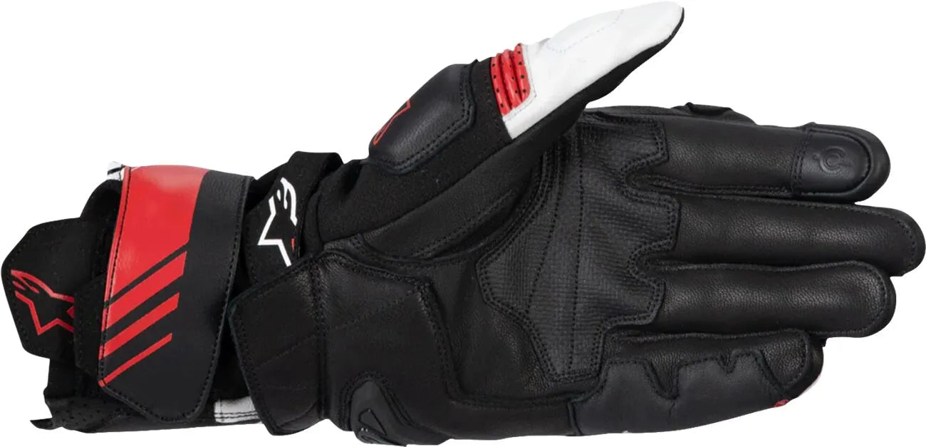 Alpinestars Gp Plus R V3 Leather Gloves - Black/White/Bright Red