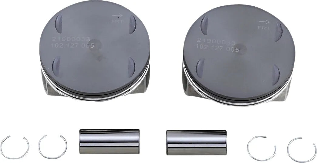 Drag Specialties Cast Aluminum Piston Kit for 114" Engines