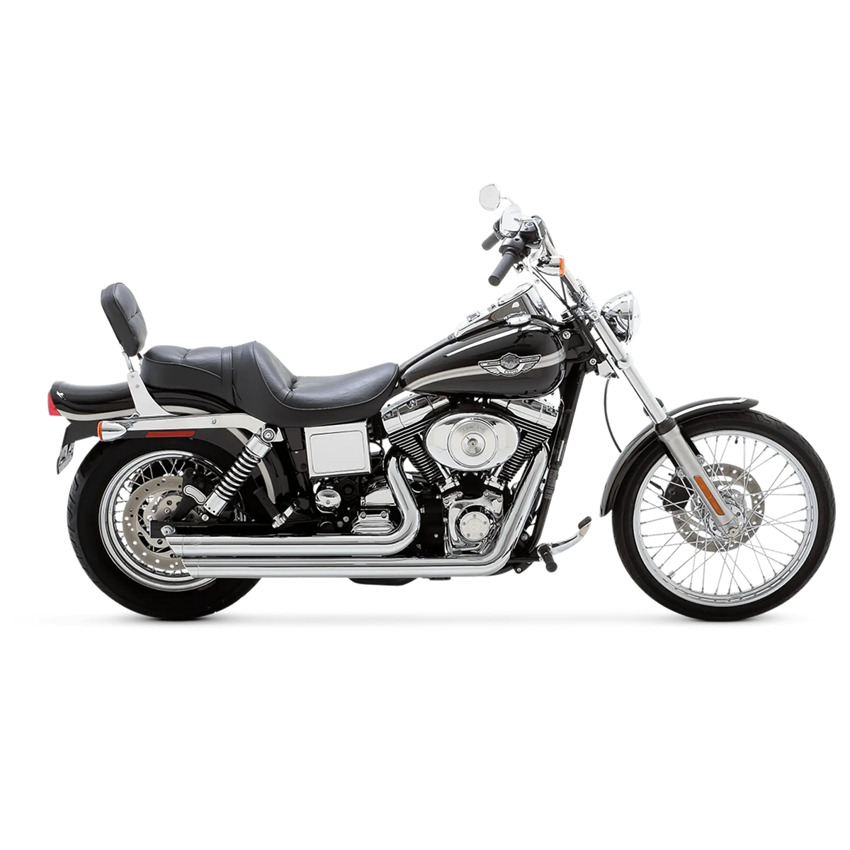 Vance & Hines Big Shots Staggered Exhaust System Chrome