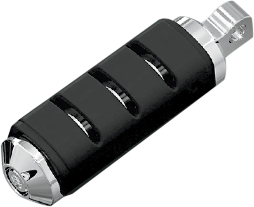 Kuryakyn Trident Iso Pegs - Chrome & Black