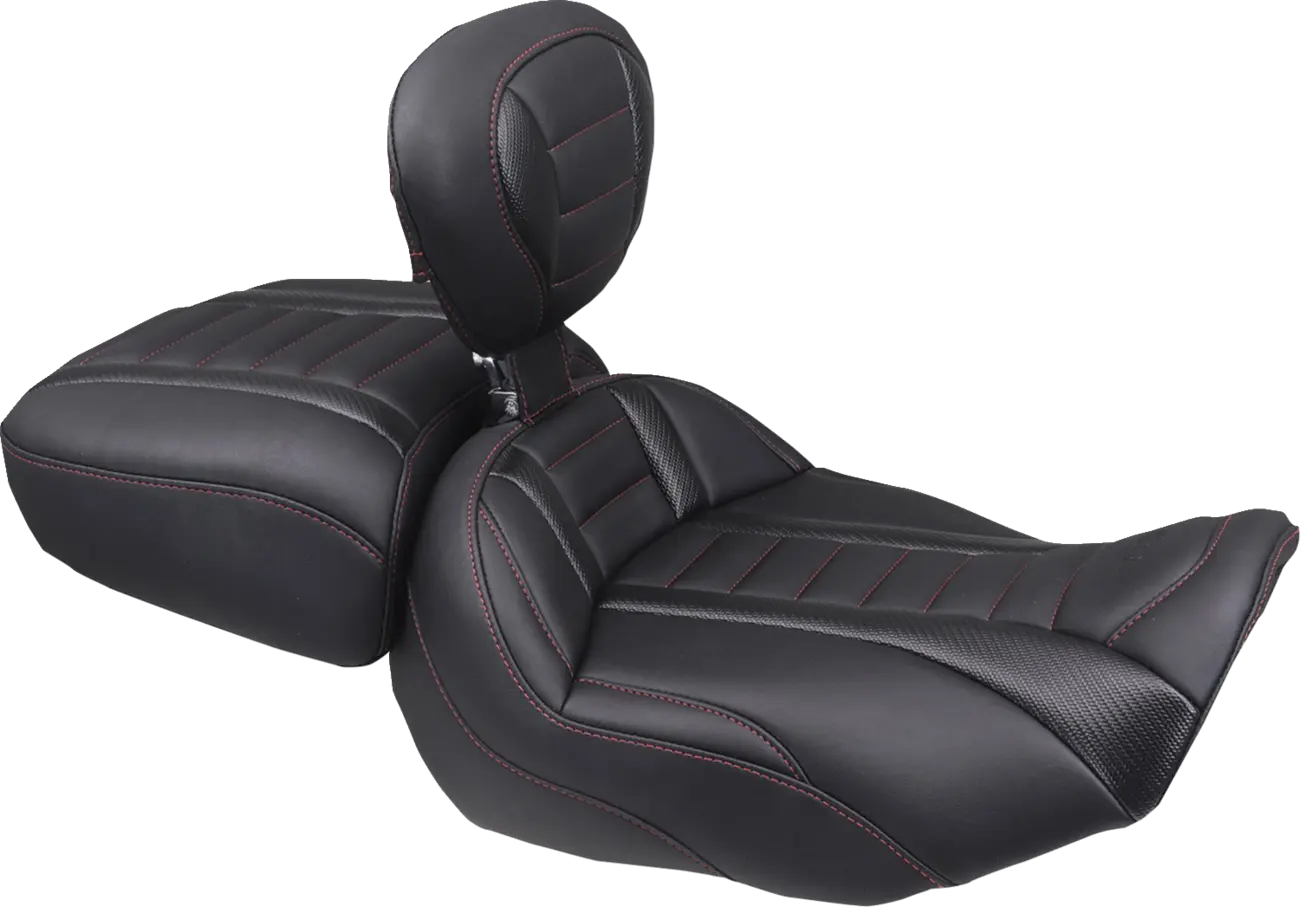 Mustang Deluxe Touring Solo Seat - For Harley Davidson