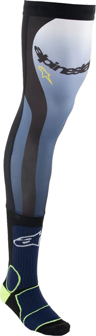 Alpinestars Knee Brace Socks Navy Yellow