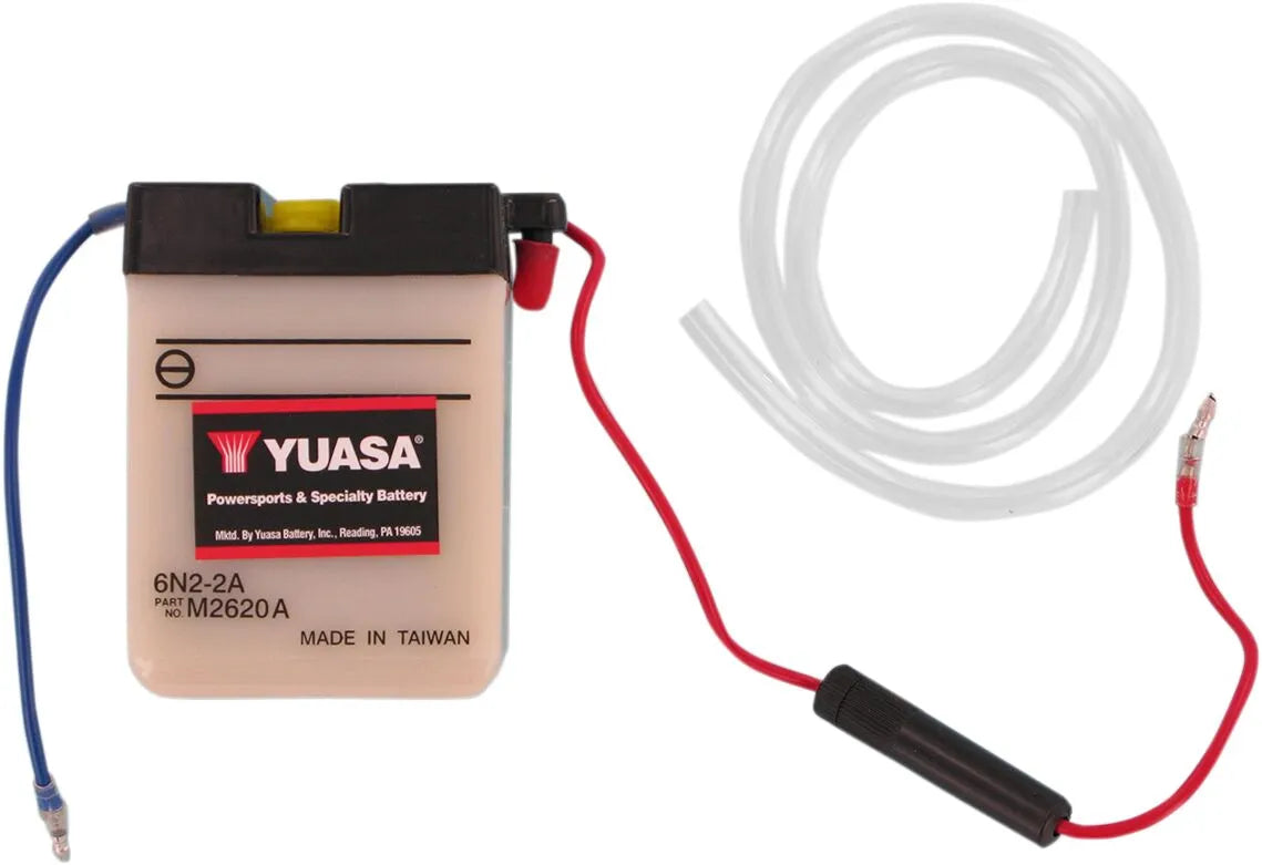 Yuasa Yumicron CX Conventional 6-Volt 6N2-2A Battery for Yamaha