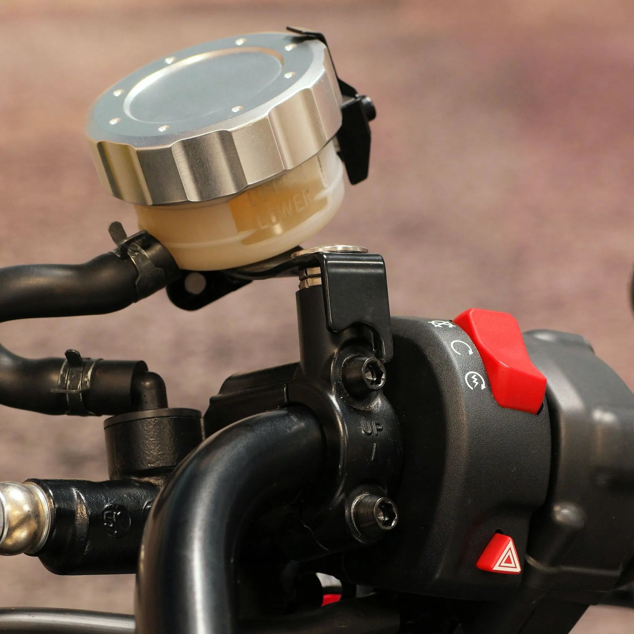 Pro Bolt Aluminum Brake Reservoir Cap - Silver