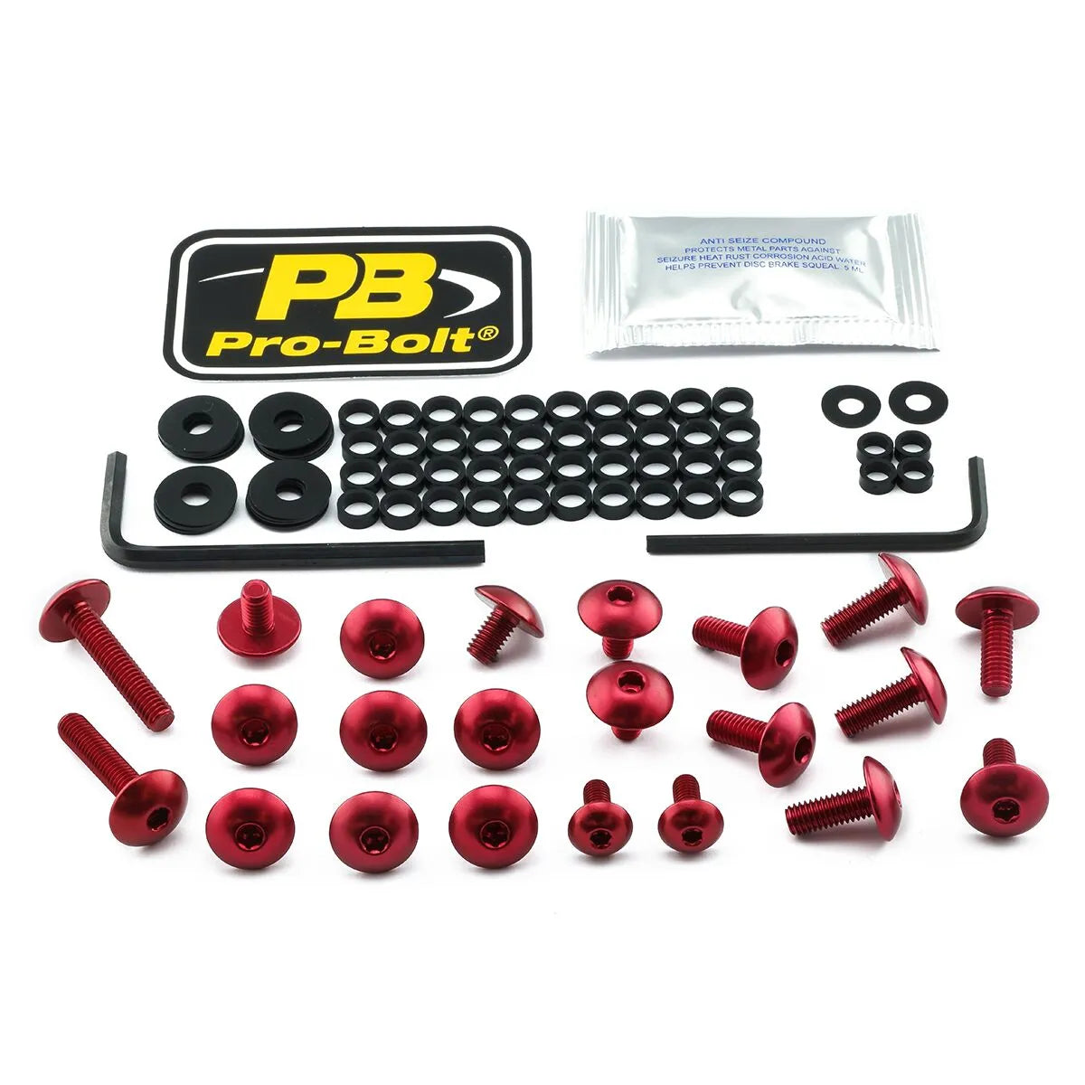 Pro Bolt Aluminium Fairing Bolt Kit For Kawasaki