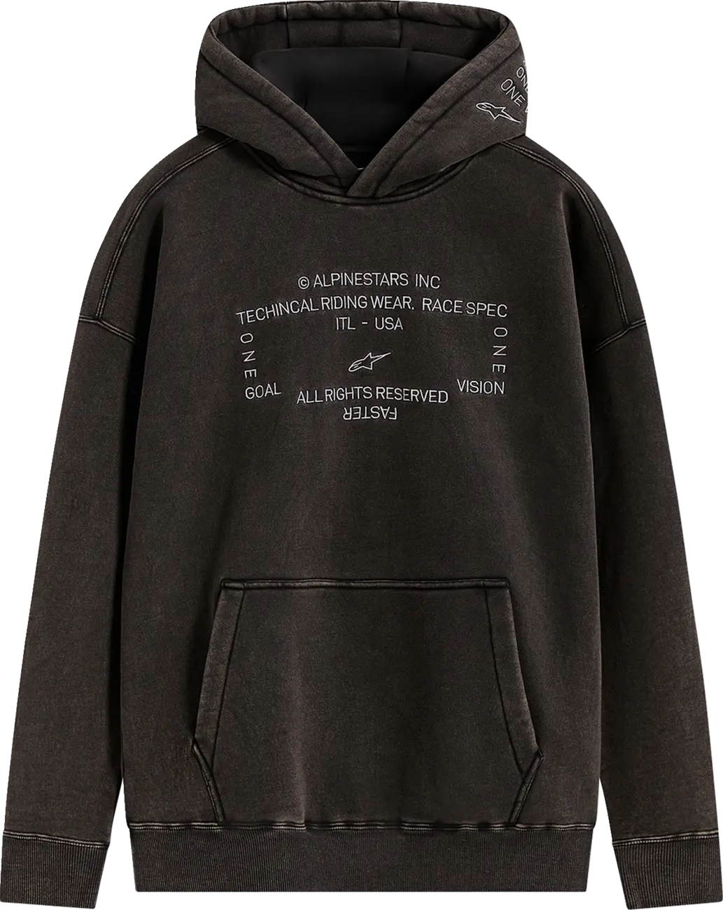 Alpinestars Infinite Washed Oversized Hoodie Black