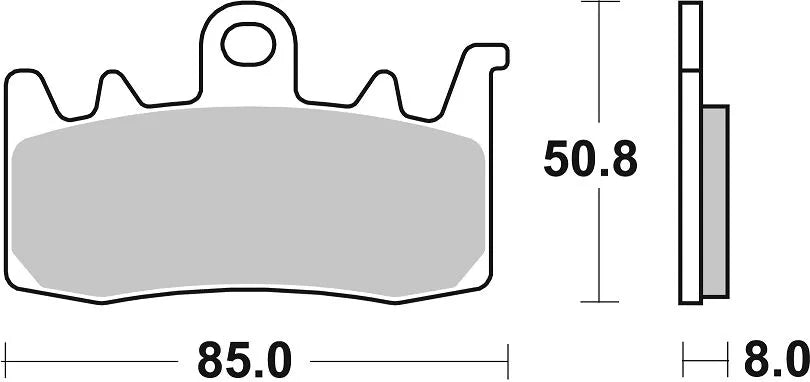 Klocki Hamulcowe Sbs Dc Racing Dual Carbon
