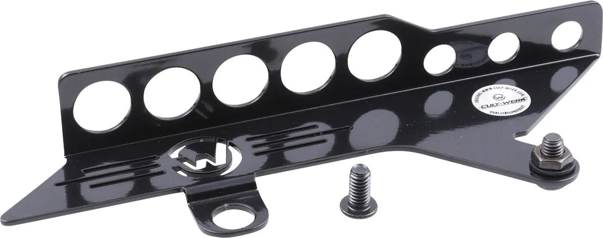 Cult Werk Belt Guard Black Powder Coated for Harley Davidson