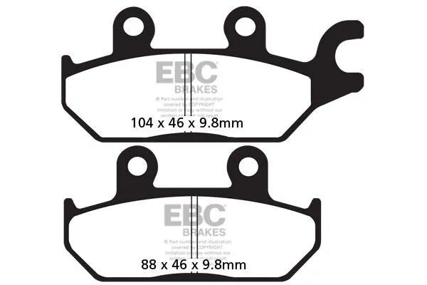 Klocki Hamulcowe Ebc Tt Sport Carbon Fusion