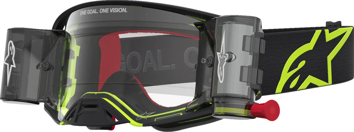 Alpinestars Supertech Firma Roll-Off Goggle Black Yellow Flo