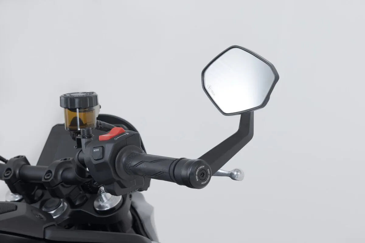 Sw-motech Bar End Mirrors - Black Anodized Aluminum