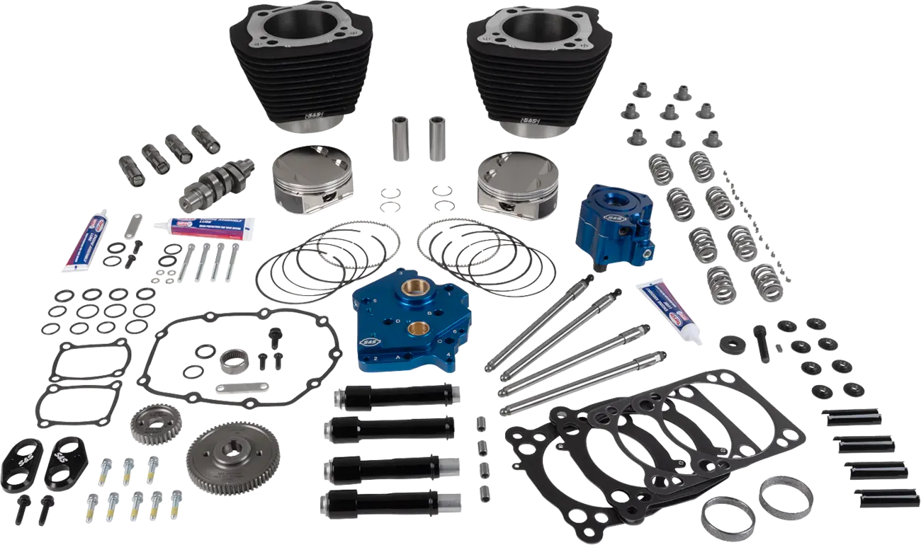 S&S Cycle 129" Power Package Engine Kit for M8 107"