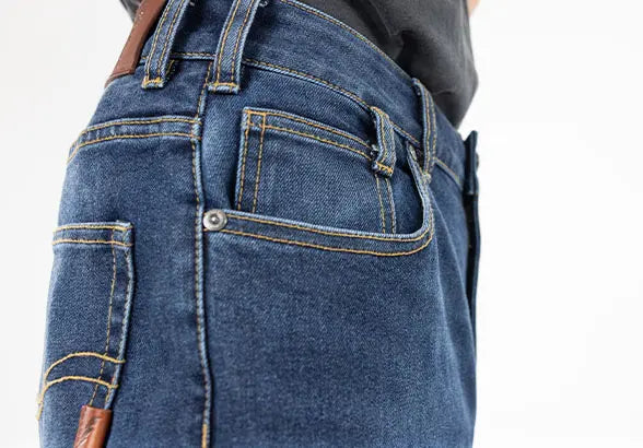 John Doe Chester Mono Loose Fit Riding Pants Indigo Blue