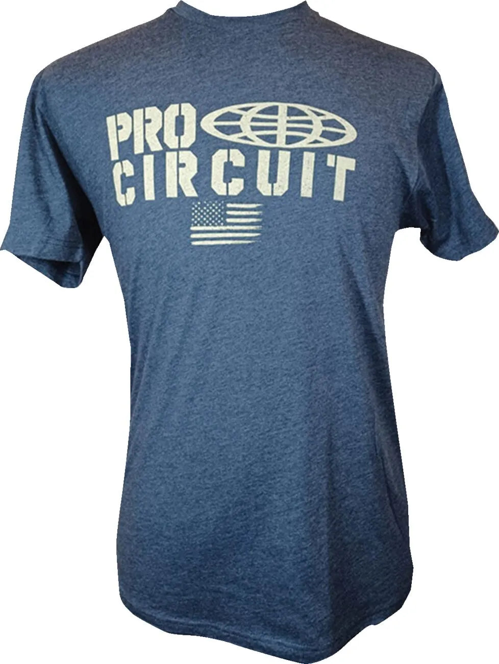 Pro Circuit Logo Flag Heathered T-Shirt