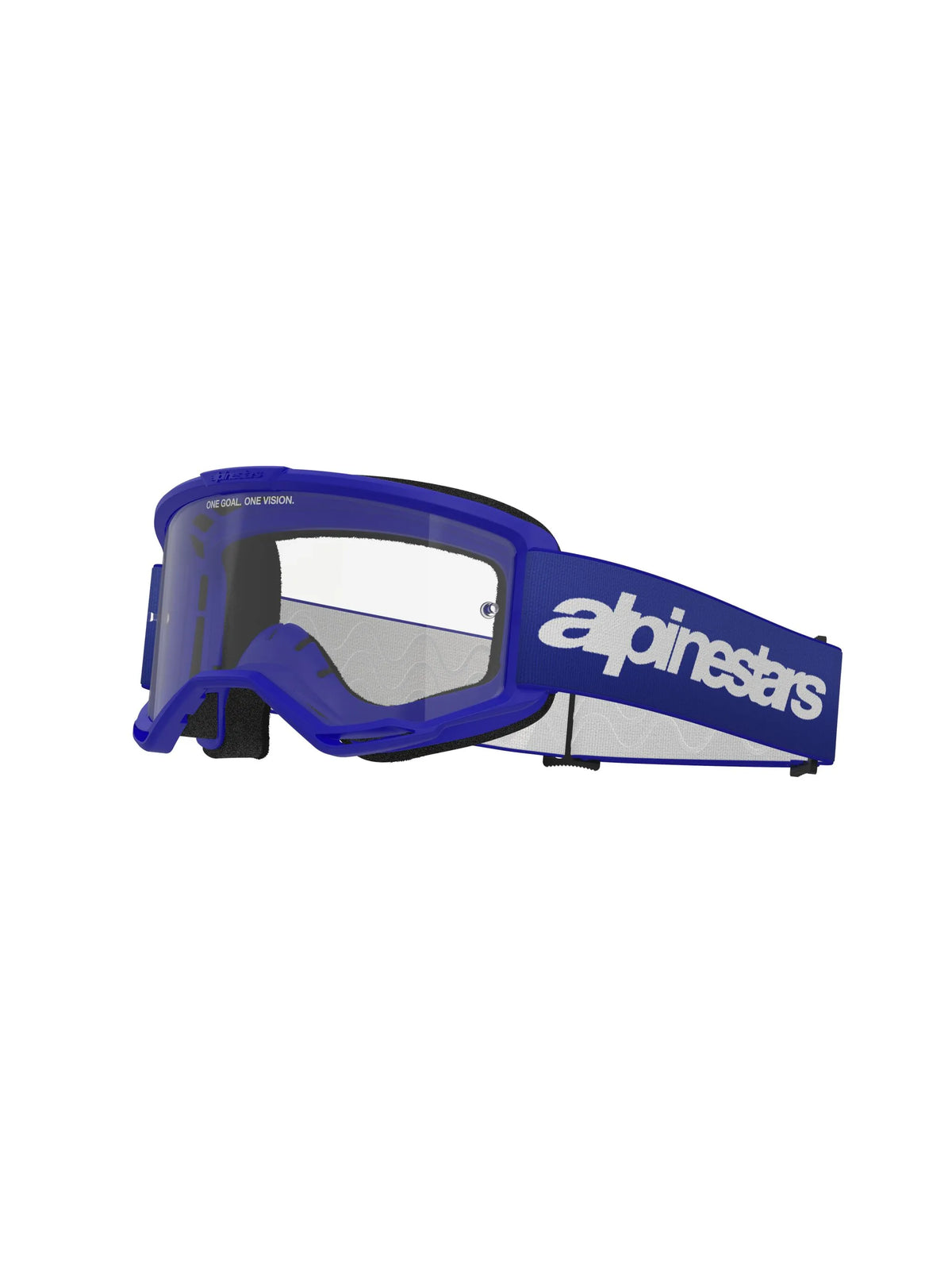 Alpinestars Vision 3 Wordmark Goggles Blue Clear