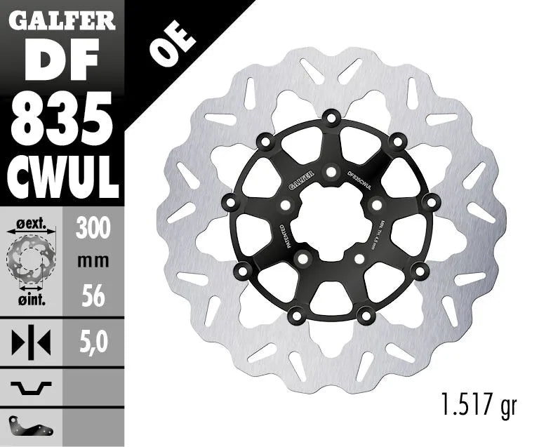 Tarcza hamulcowa Galfer Contour do motocykli - przednia