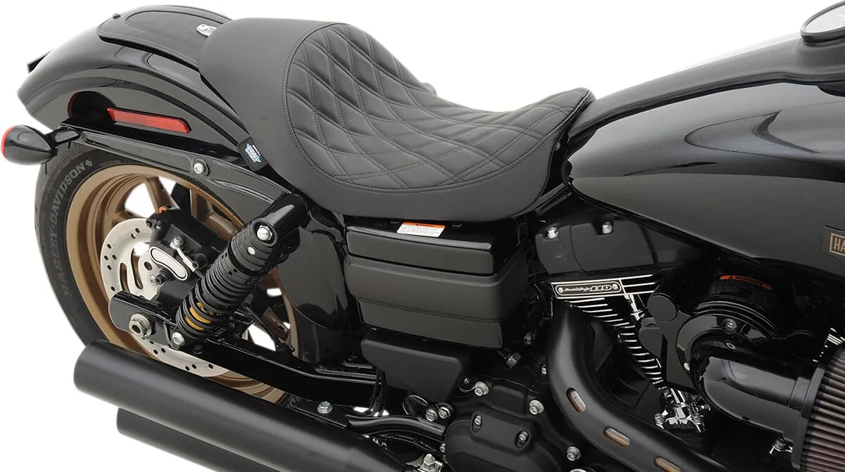 Drag Specialties Low Solo Seat - For Harley Davidson
