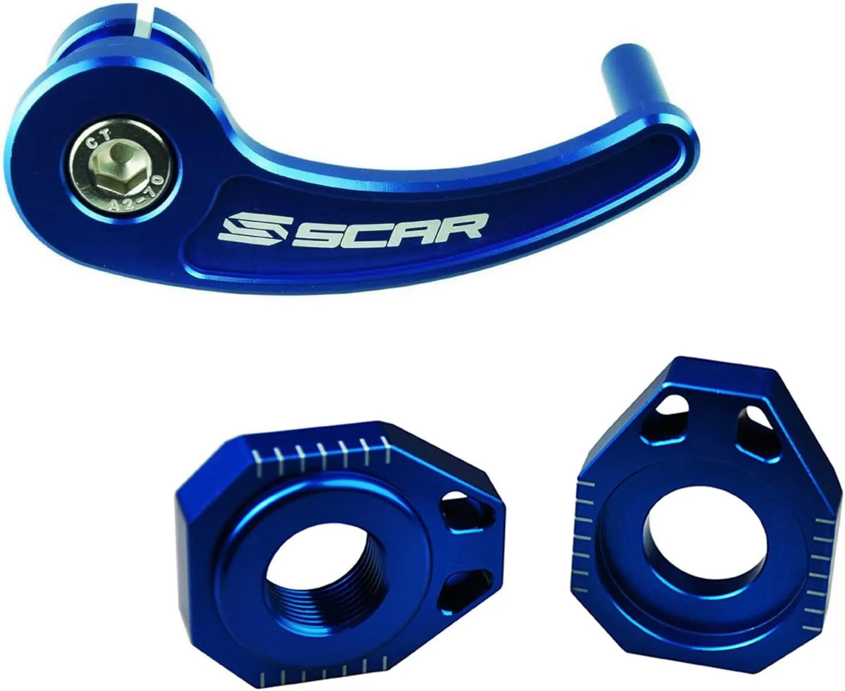 Scar Racing Rear Axle Puller Blue for Sherco SE-R 250 300