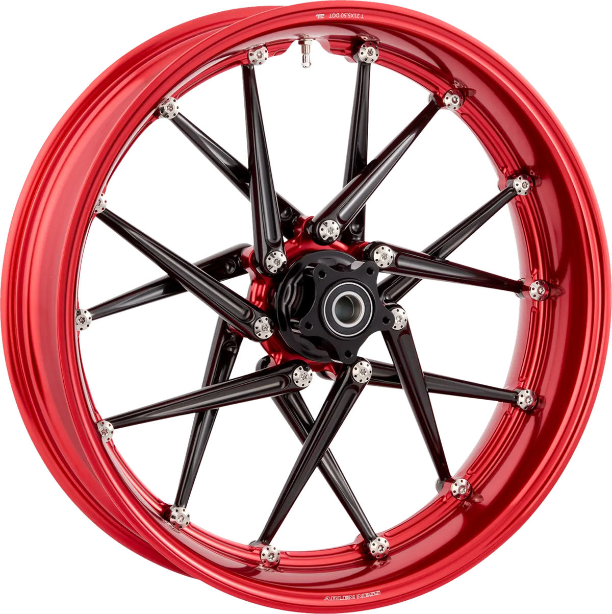 Arlen Ness Spoken Rim 21" x 5.50" Red/Black