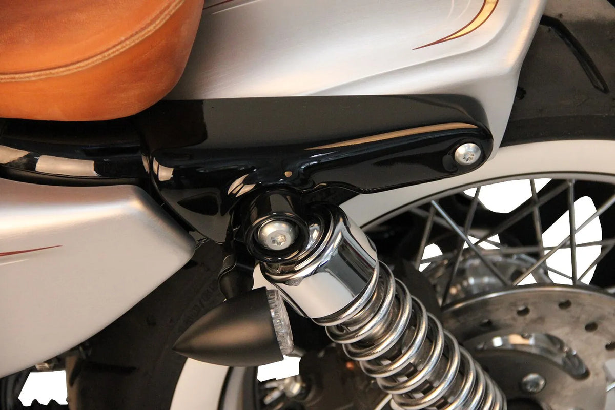 Cult Werk Short Fender Struts Glossy Black for Harley Sportster