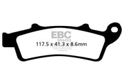 Ebc Sfac Carbon Series Skuterowe Klocki Hamulcowe