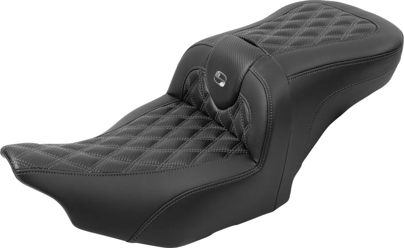 Saddlemen Roadsofa Lattice Stitch Seat - For Harley Davidson