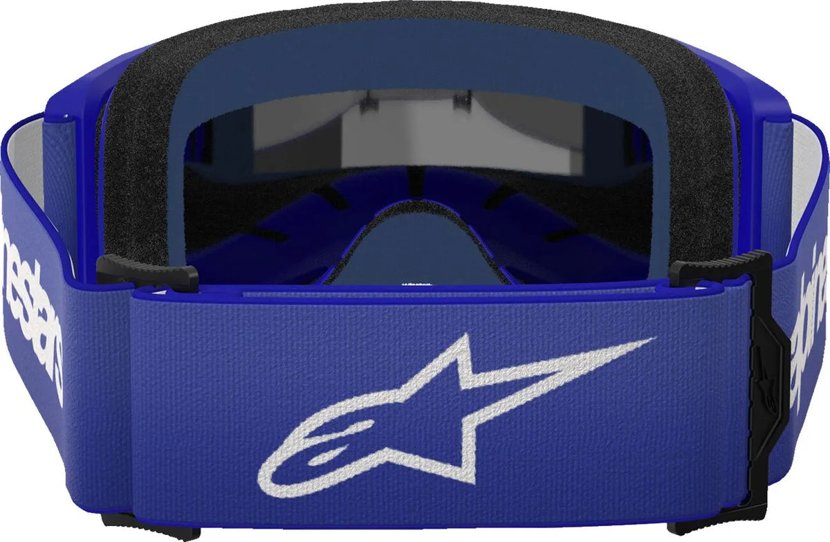Alpinestars Vision 3 Wordmark Goggles Blue Mirror-Silver
