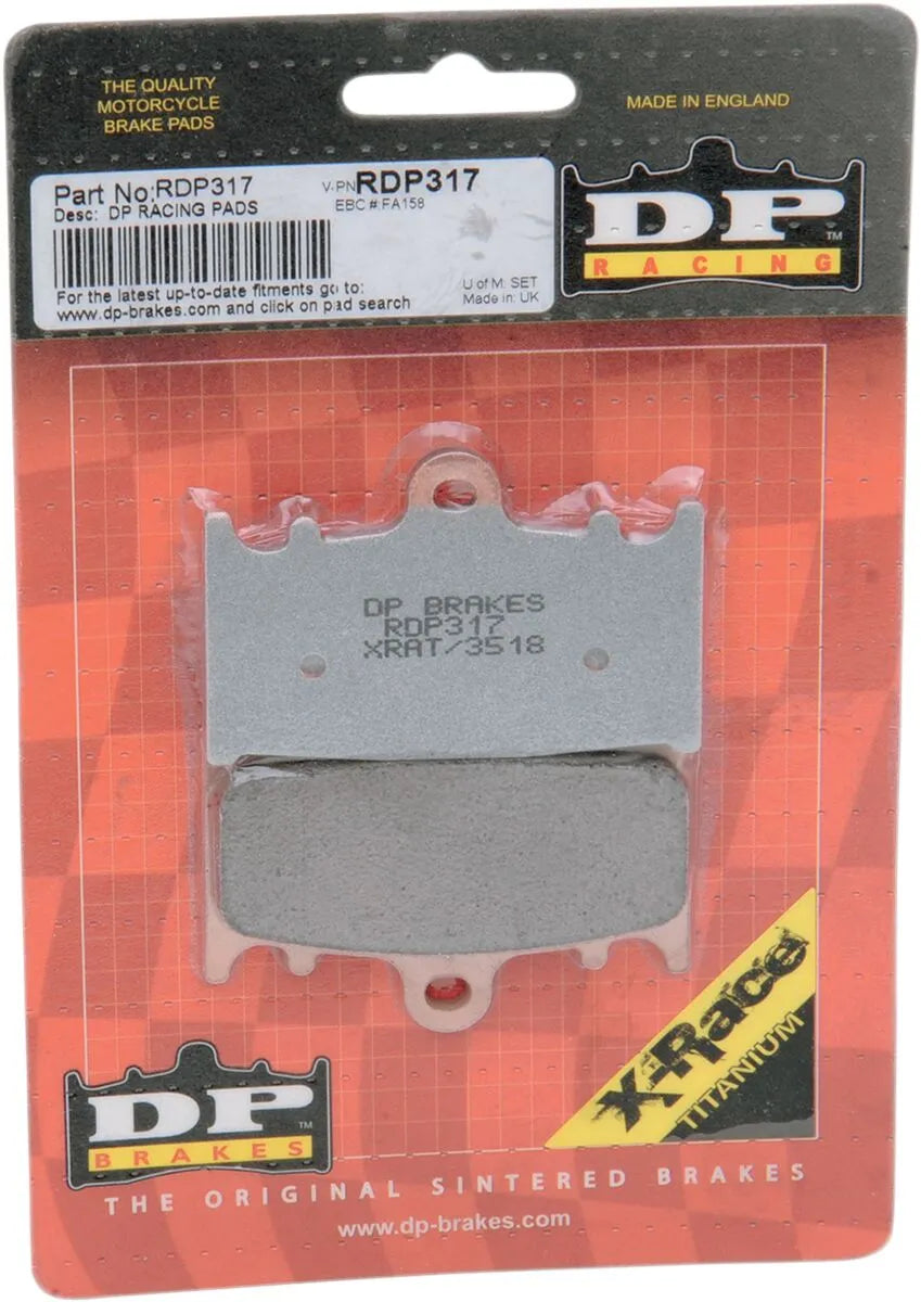 Klocki Hamulcowe Dp Brakes Rdp317 Race Do Hamowania Wysokiej Wydajności - Przód