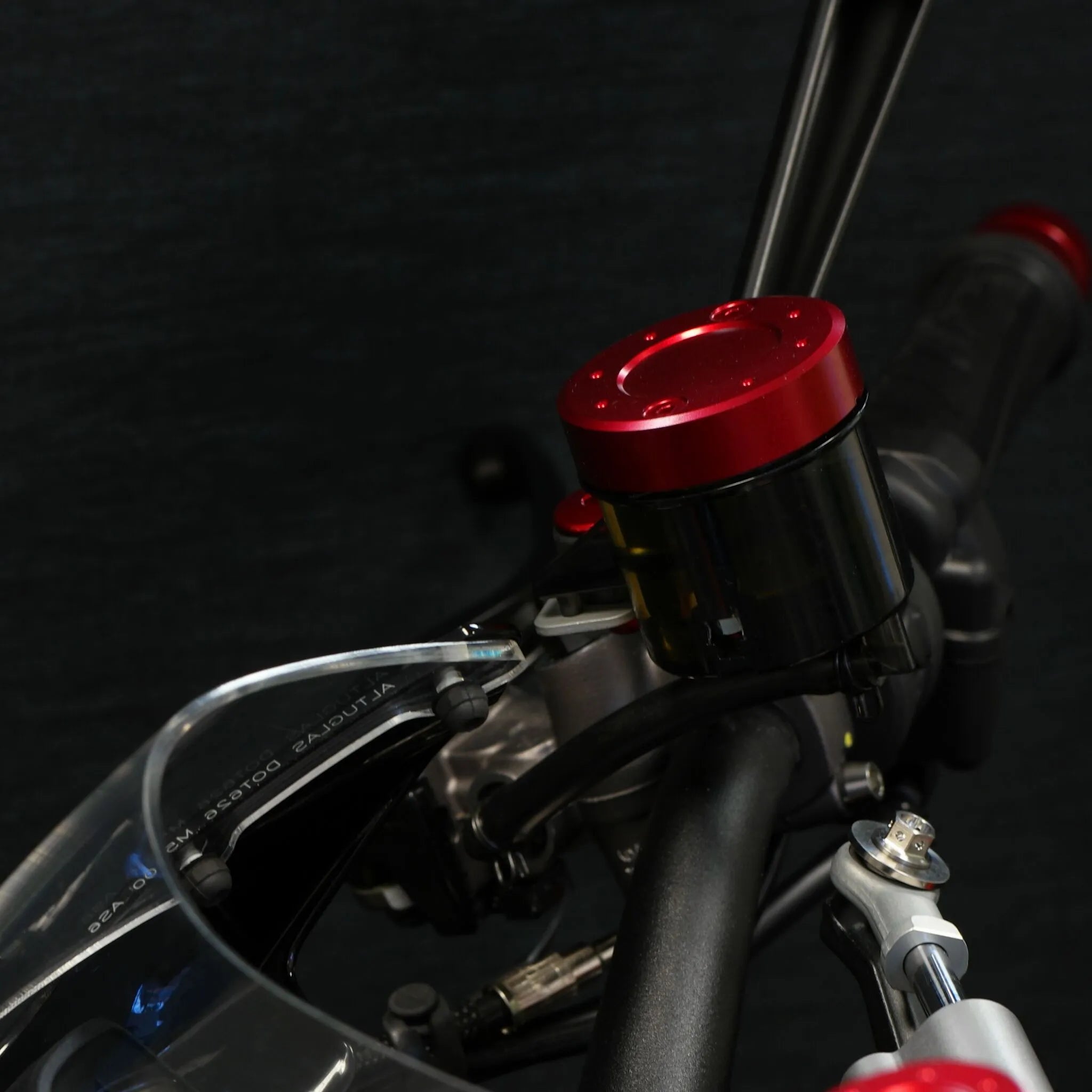 Pro Bolt Aluminum Front Brake Reservoir Cap Red