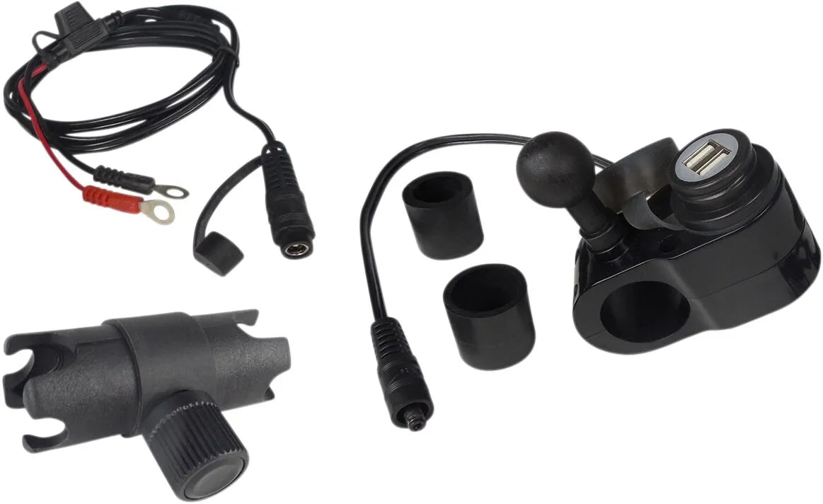 Gears Canada Dual Usb Charger With 1" Ball Mount