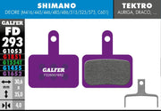Galfer G1652 E-Bike Brake Pads for Electric Bicycles