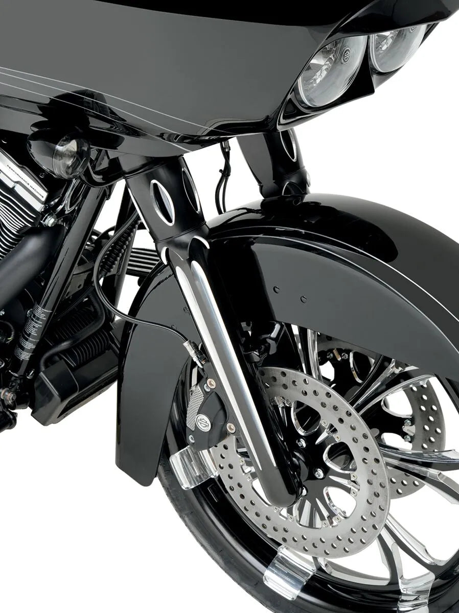 Arlen Ness Dual-disc Hot Legs Fork - Black Anodized