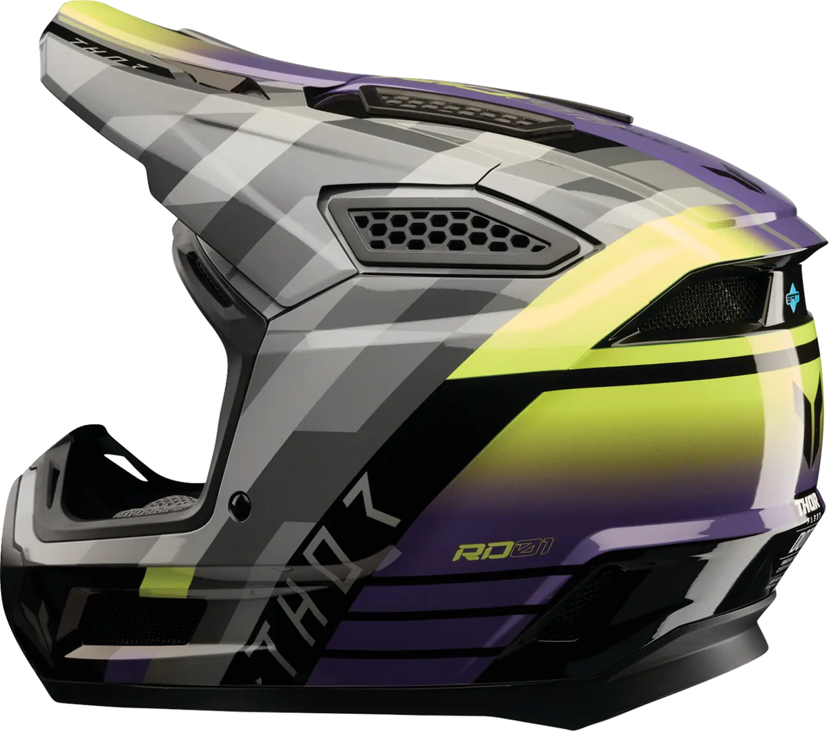 Thor Fleet Camber Helmet Black/Purple