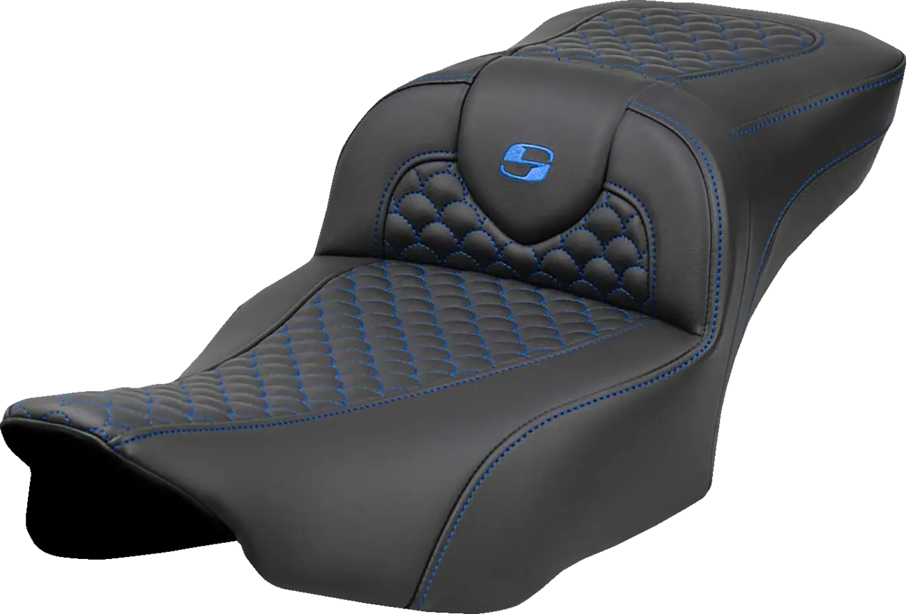 Saddlemen Dragon Scale Roadsofa Seat - For Harley Davidson