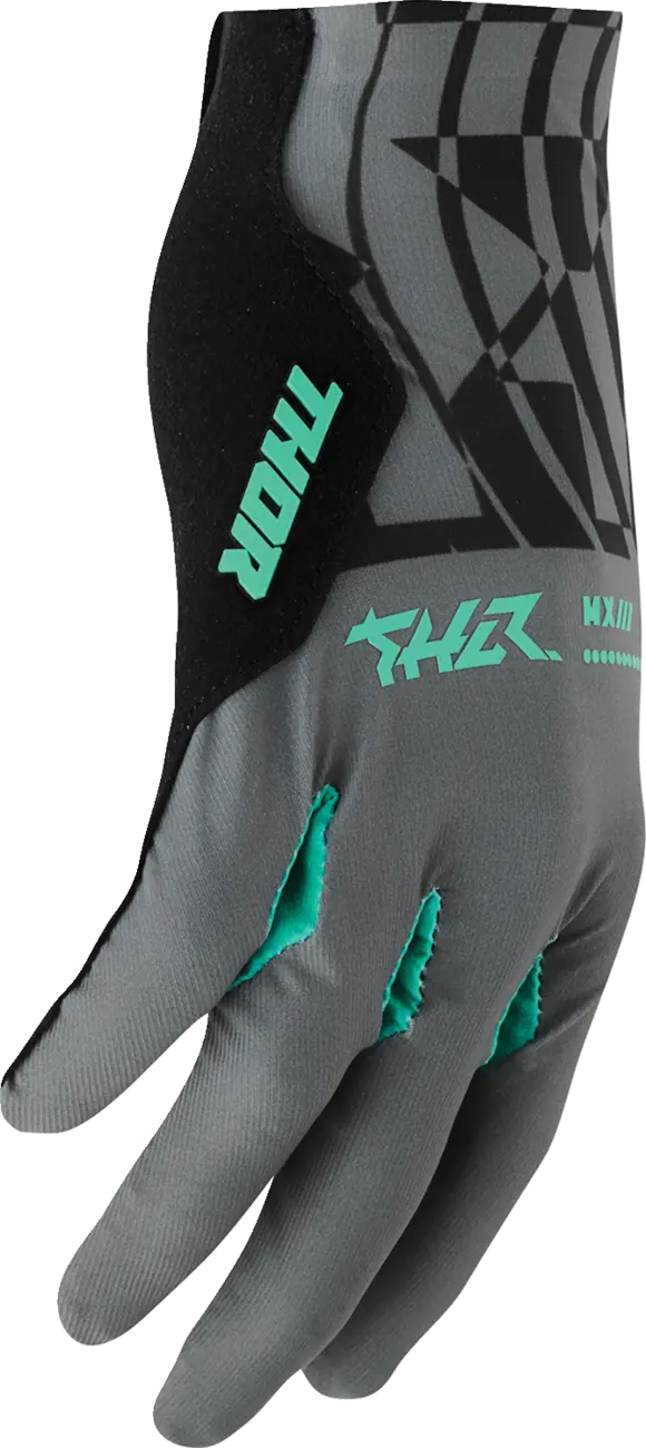 Thor Sportmode Mind Control Gloves Charcoal/Black