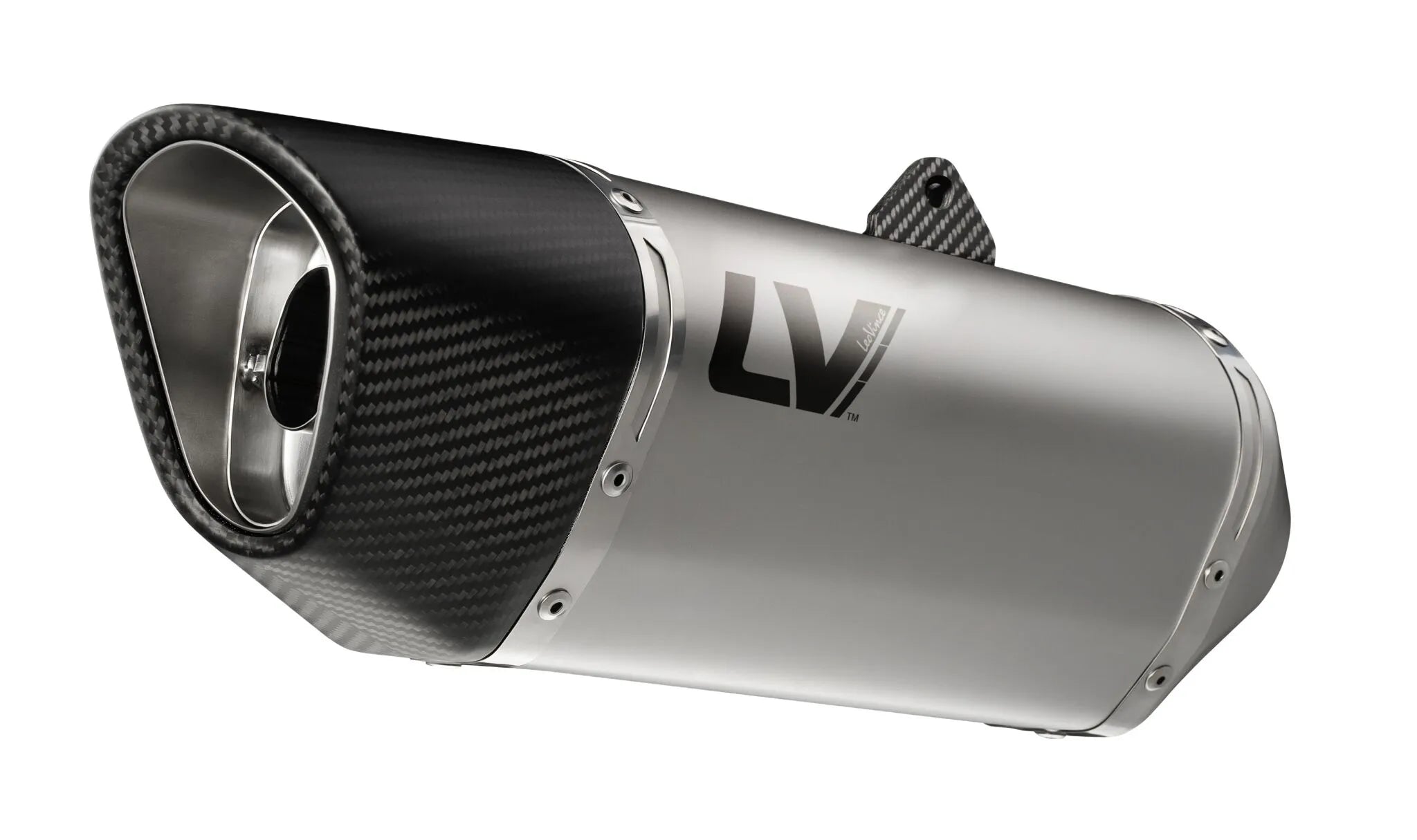 Tłumik Leovince LV-14R ze stali nierdzewnej Slip-on - Homologacja drogowa ECE