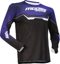 Moose Offroad Youth Qualifier Jersey - Black/Purple/White