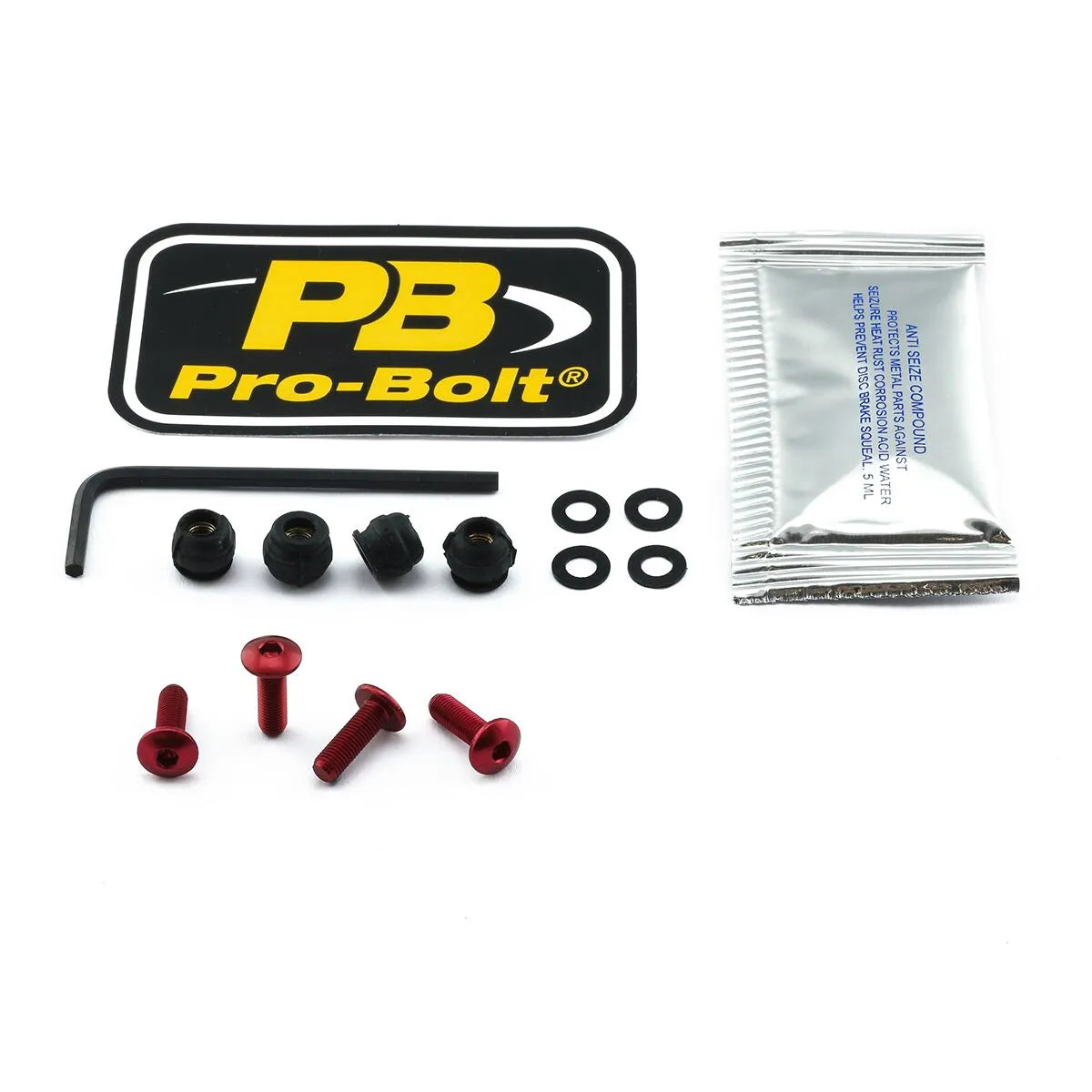 Pro Bolt Aluminium Screen Bolt Kit - Blue