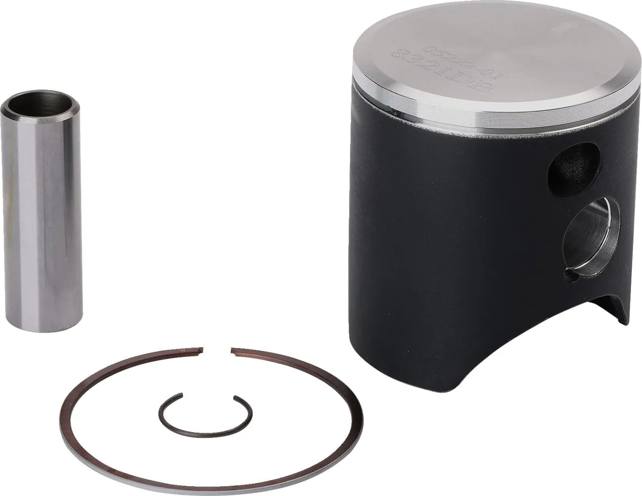 Wossner Standard Series Piston Kit for 2-Stroke 124cc Engines