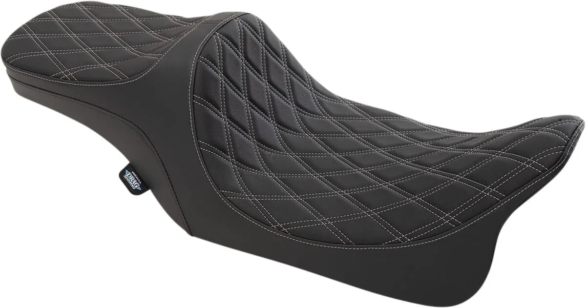 Drag Specialties Predator Iii 2-up Seat - For Harley Davidson