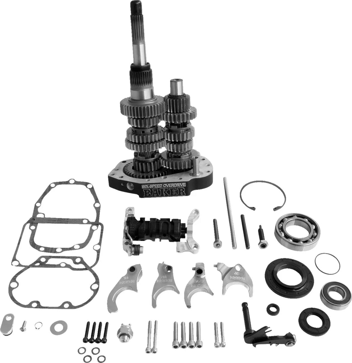 Baker Drivetrain Overdrive 6-Speed Gear Set Black 2.94 First